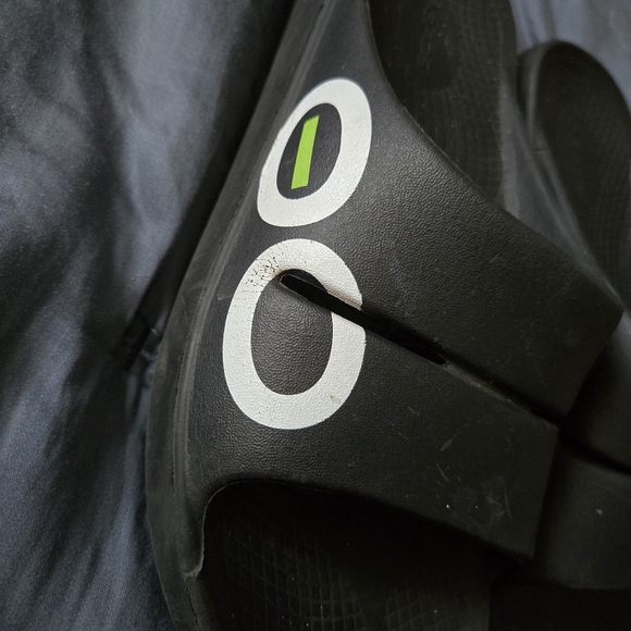Oofos OOahh Black Sport Slide (Unisex) Sz  M8 W10 - Picture 2 of 7